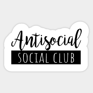 Antisocial Social Club Sticker